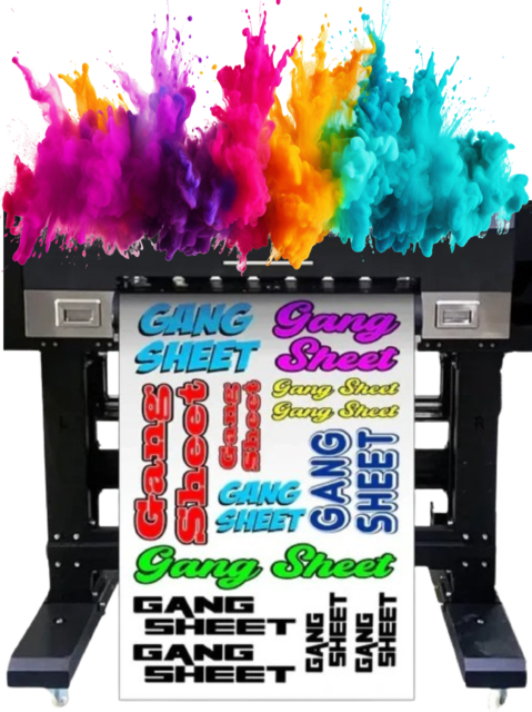 One Metre 9- Colour Gang Sheet Builder